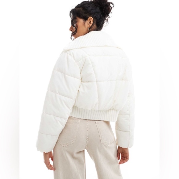 Mother Puffer XXS white puffer coat cotton on - Picture 1 of 5